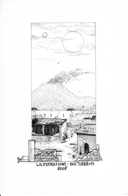 October Ink #13 Roof - 2021