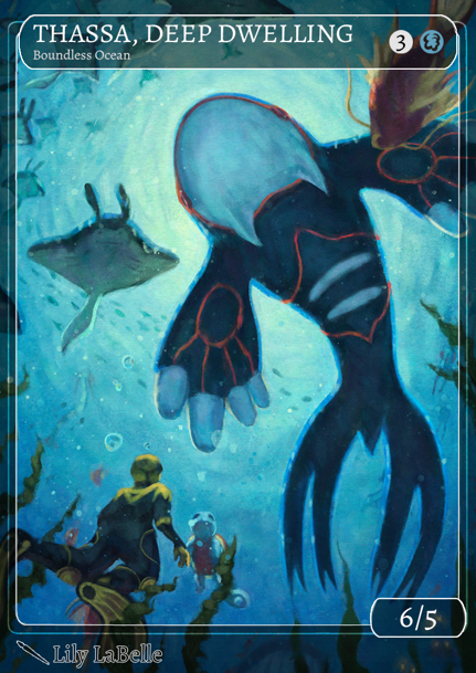 Thassa, Deep Dwelling - Holofoil
