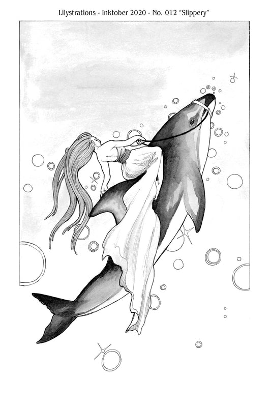 October Ink #12 Slippery - 2020