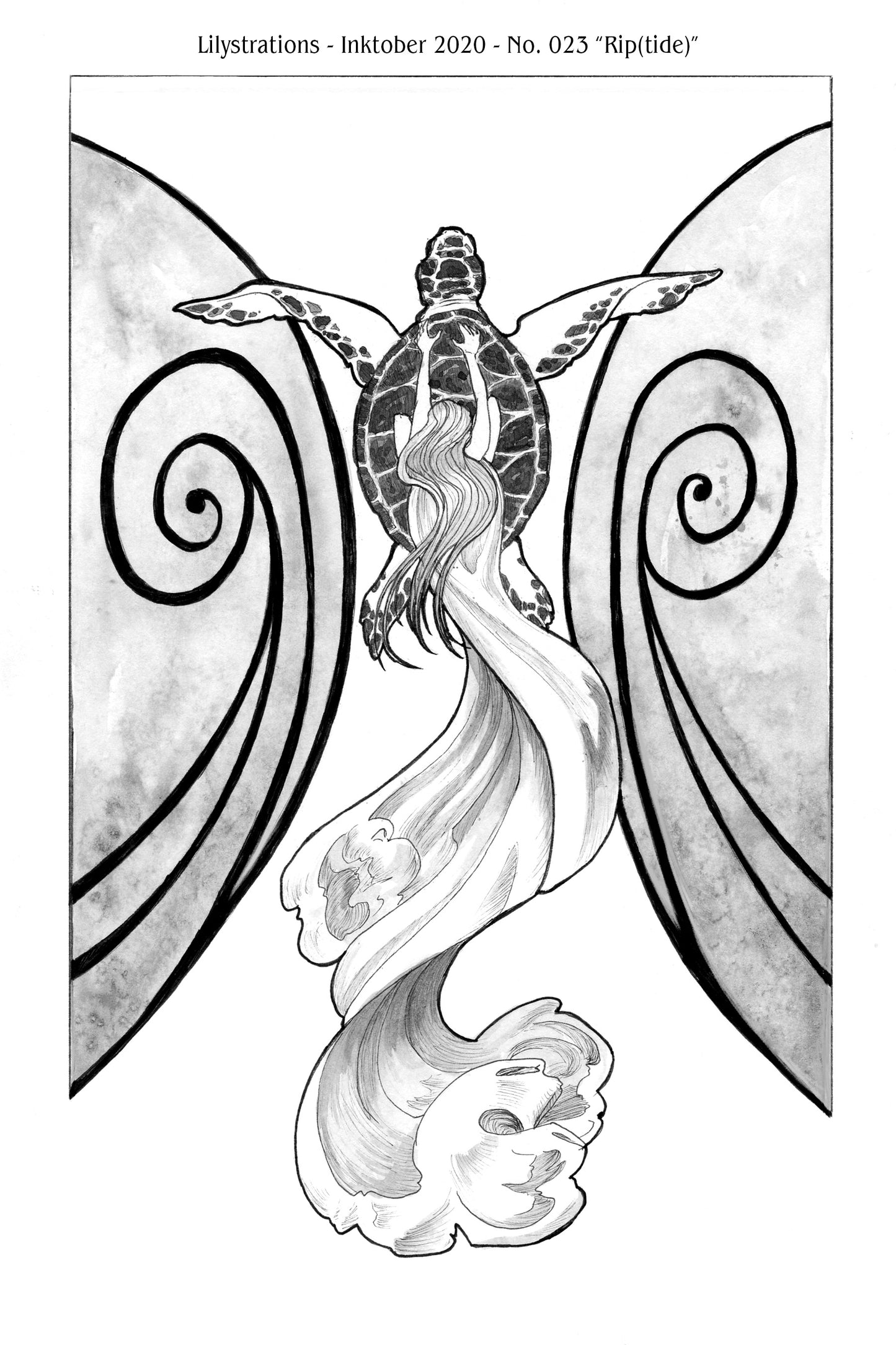 October Ink #23 Rip(tide) - 2020